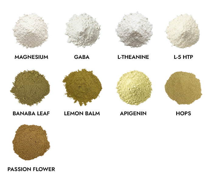 The raw ingredients in Z-Night