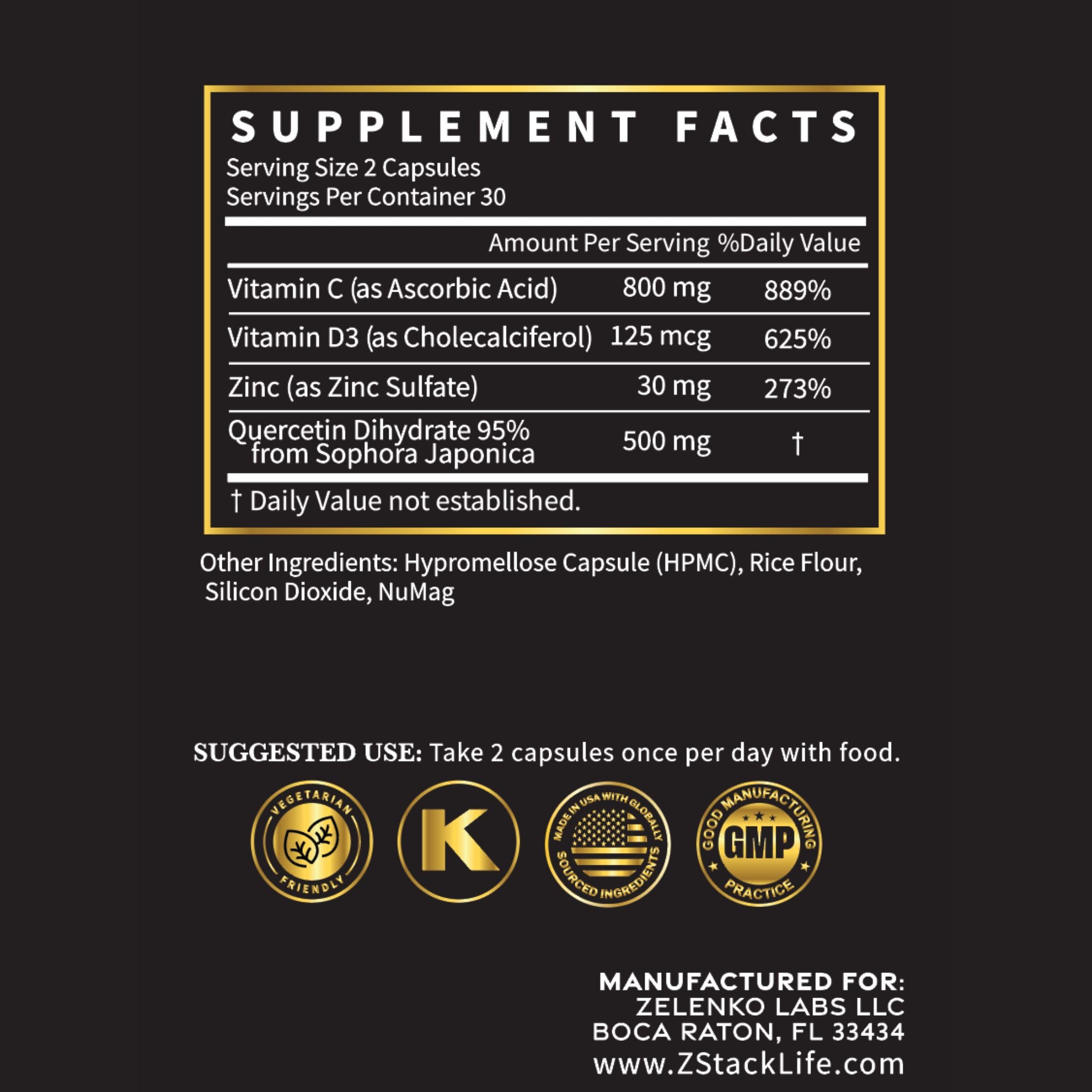 Z-Stack | Immune Support Vitamins | Immune System Booster | Z-Stack®